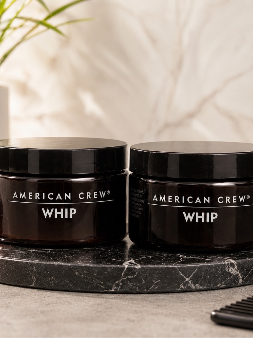 2 Pack American Crew WHIP Styling Cream - Light Hold Natural Men’s Grooming